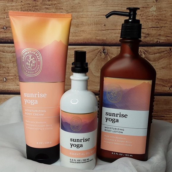 Bath & Body Works Other - ☀️SUNRISE YOGA☀️ TRIO